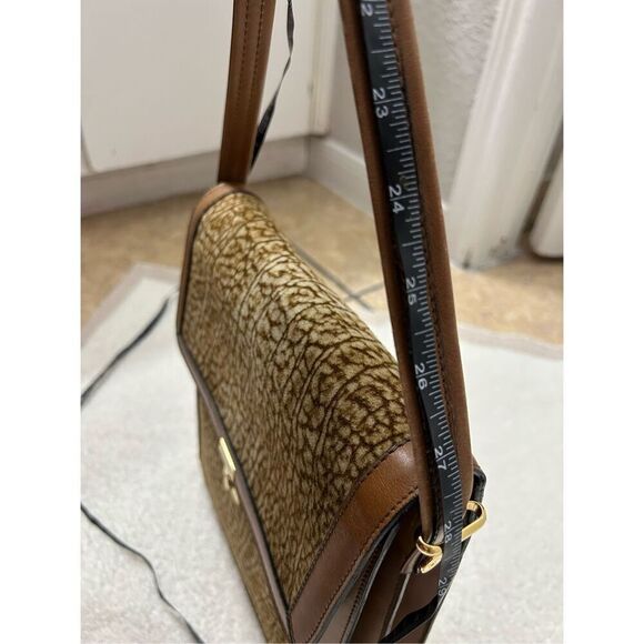 70s Satchel vintage shoulder animal print  bag - Picture 13 of 15